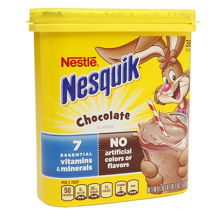 UPC 028000321956 product image for Nestle Nesquik Chocolate Powdered Milk - 18.7 oz. | upcitemdb.com