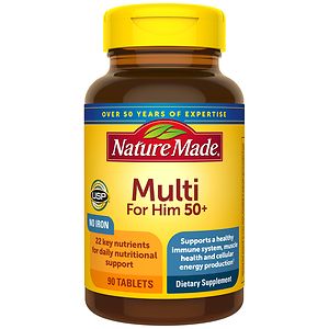 Nature Made Multi 50+ Dietary Supplement Tablets image