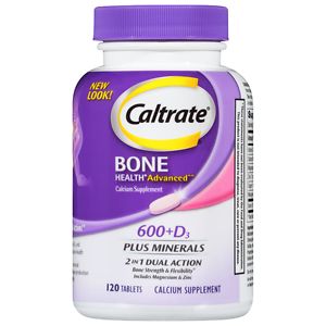 Caltrate 600+D Plus Minerals Calcium Supplement Tablets image