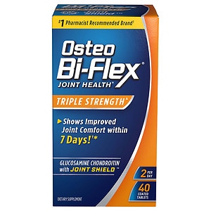 Osteo Bi-Flex Glucosamine Chondroitin plus Joint Shield Dietary Supplement Coated Caplets image