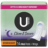 Security Overnight Maxi Pads with Wings Unscented wag-Security Overnight Maxi Pads with Wings Unscented