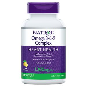 Natrol Omega 3-6-9 Complex Dietary Supplement Softgels image