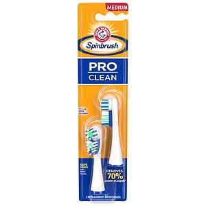 Arm & Hammer SpinBrush Pro Clean Replacement Brush Heads Medium image