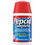 Pepcid Complete Acid Reducer + Antacid Berry Blend Chewable Tablet