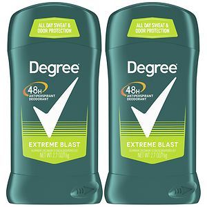 Degree Men Body Responsive Antiperspirant & Deodorant Invisible Solid,Twin Pack, Extreme Blast Degree Men Body Responsive Antiperspirant & Deodorant Invisible Solid,Twin Pack, Extreme Blast