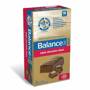 Balance Bar GOLD Nutrition Bar with Three Indulgent Layers, Triple Chocolate Chaos