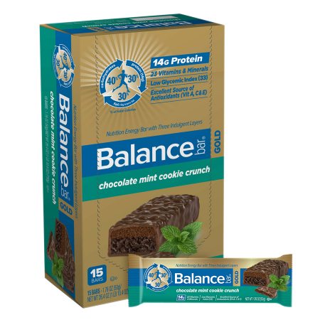 Balance bar Gold nutrition Energy bar chocolate mint cookie crunch - 15 ct (750049001437)