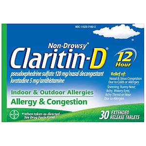 Claritin-D 12 Hour Allergy and Congestion, Tablets