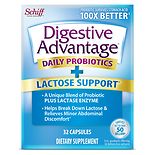 Schiff Digestive Advantage Lactose Defense Formula Dietary Supplement Capsules