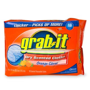 Pledge Grab-It Dry Scented Cloths, Orange Citrus Pledge Grab-It Dry Scented Cloths, Orange Citrus