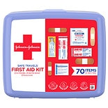 Johnson & Johnson Red Cross Safe Travels First Aid Kit product image