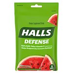 Halls Defense Vitamin C Supplement Drops, Watermelon