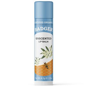 Badger Classic Lip Balm, Unscented