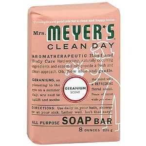 Mrs. Meyer's Clean Day All Purpose Soap Bar, Geranium