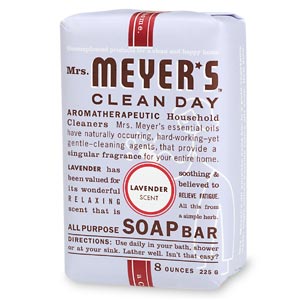 Mrs. Meyer's Clean Day All Purpose Soap Bar, Lavender Mrs. Meyer's Clean Day All Purpose Soap Bar, Lavender