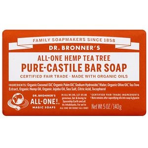  Dr. Bronner's All-One Hemp Pure-Castile Soap Tea Tree 