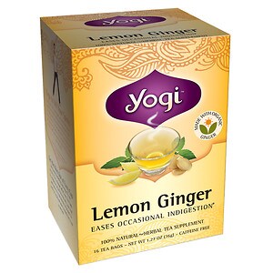 Yogi Tea Herbal Tea Supplement, Lemon Ginger