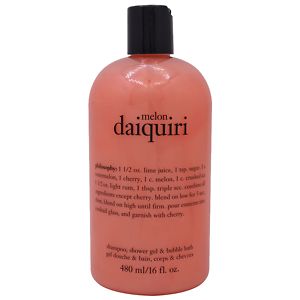 philosophy 3-in-1 ultra rich shampoo, bubble bath & body wash, melon daiquiri philosophy 3-in-1 ultra rich shampoo, bubble bath & body wash, melon daiquiri