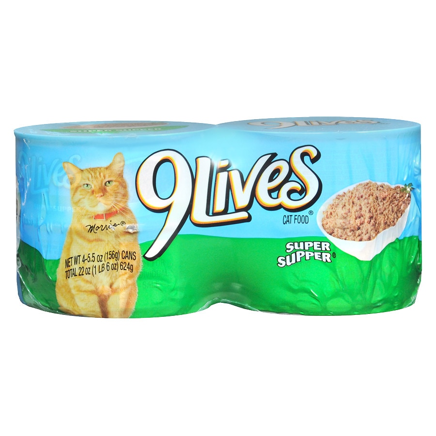 9 Lives Canned Cat Food Super Supper Walgreens