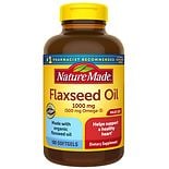 Nature Made Flaxseed Oil 1000 mg Dietary Supplement Liquid Softgels product image
