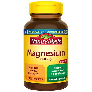 Nature Made Magnesium 250 mg Dietary Supplement Tablets image