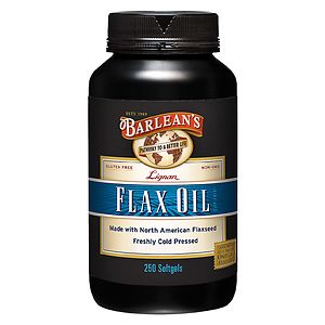 Barlean's Organic Oils Lignan Flax Oil Supplement, Capsules