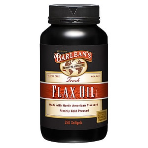 Barlean's Organic Oils Flax Oil, 1000mg Capsules