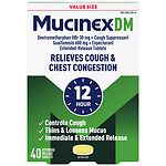 MucinexDM Expectorant and Cough Suppressant, 600mg, Extended-Release Bi-Layer Tablets
