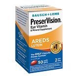 PreserVision Eye Vitamin and Mineral Supplement with AREDS Lutein, Softgels product image