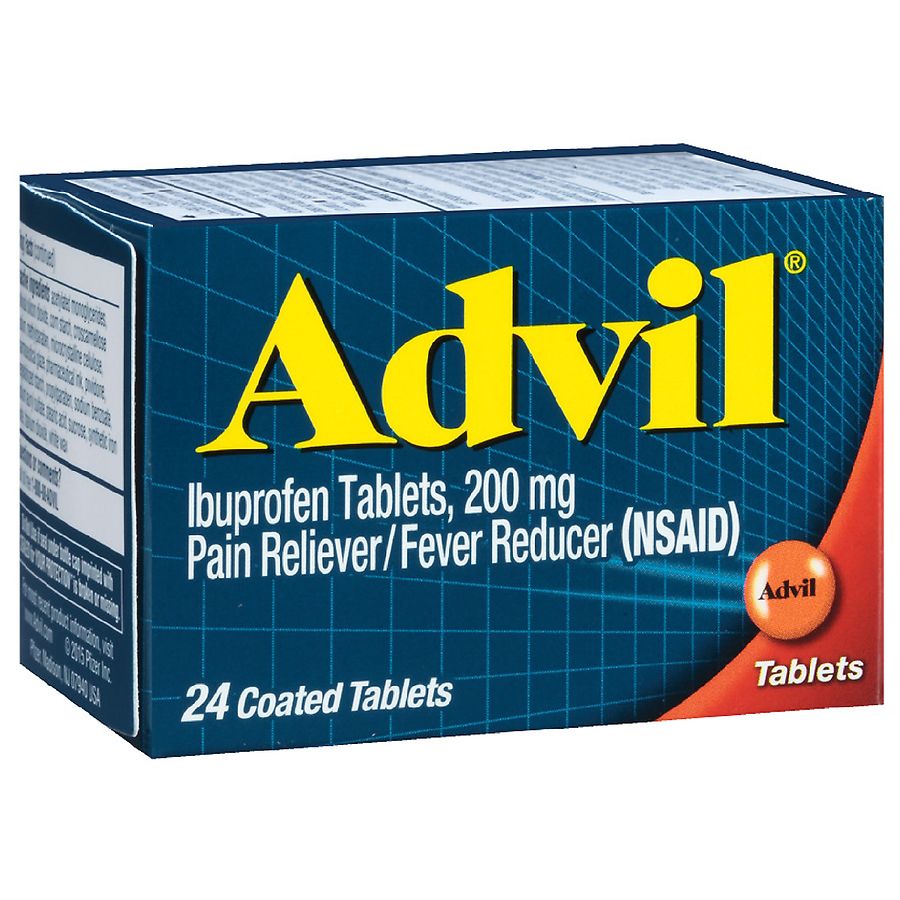 Advil Ibuprofen Pain Reliever Fever Reducer Tablets Walgreens