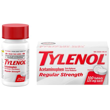 Tylenol Regular Strength 325 Mg Tablets Walgreens