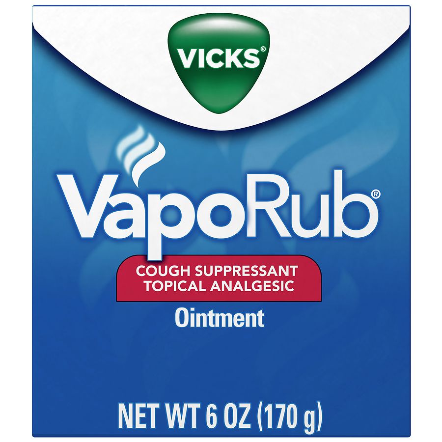  Vicks VapoRub Cough Suppressant Topical Analgesic Ointment Original 