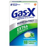 Gas-X Extra Strength Gas Relief Chewable Tablets Peppermint Creme