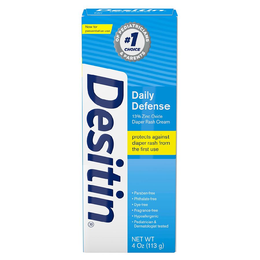 Desitin Daily Defense Baby Diaper Rash Cream With 13 Zinc Oxide Walgreens