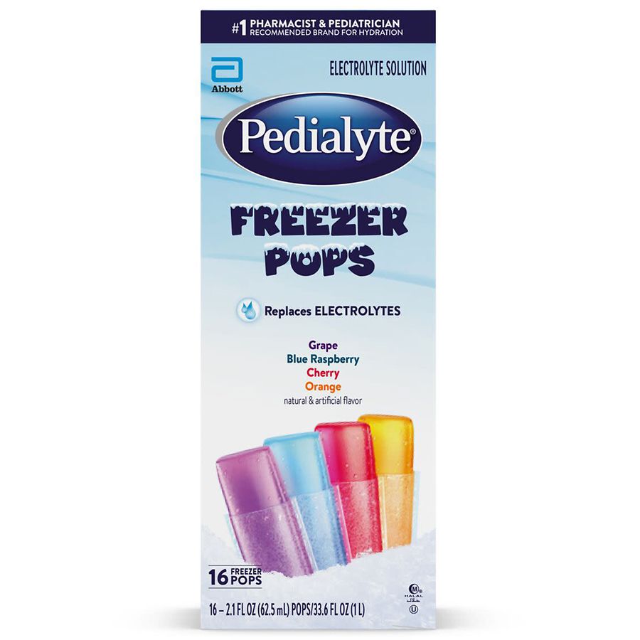 Pedialyte Electrolyte Solution Pops Variety Pack Walgreens