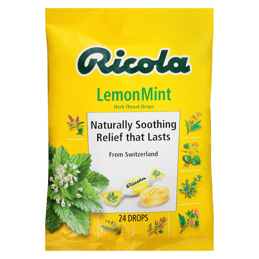 Photo 1 of 11-PACKS Natural Herb Cough Drops Lemon Mint  **ONLY 11 BAGS IN PACKAGE**  EXPIRES 17AUG2024