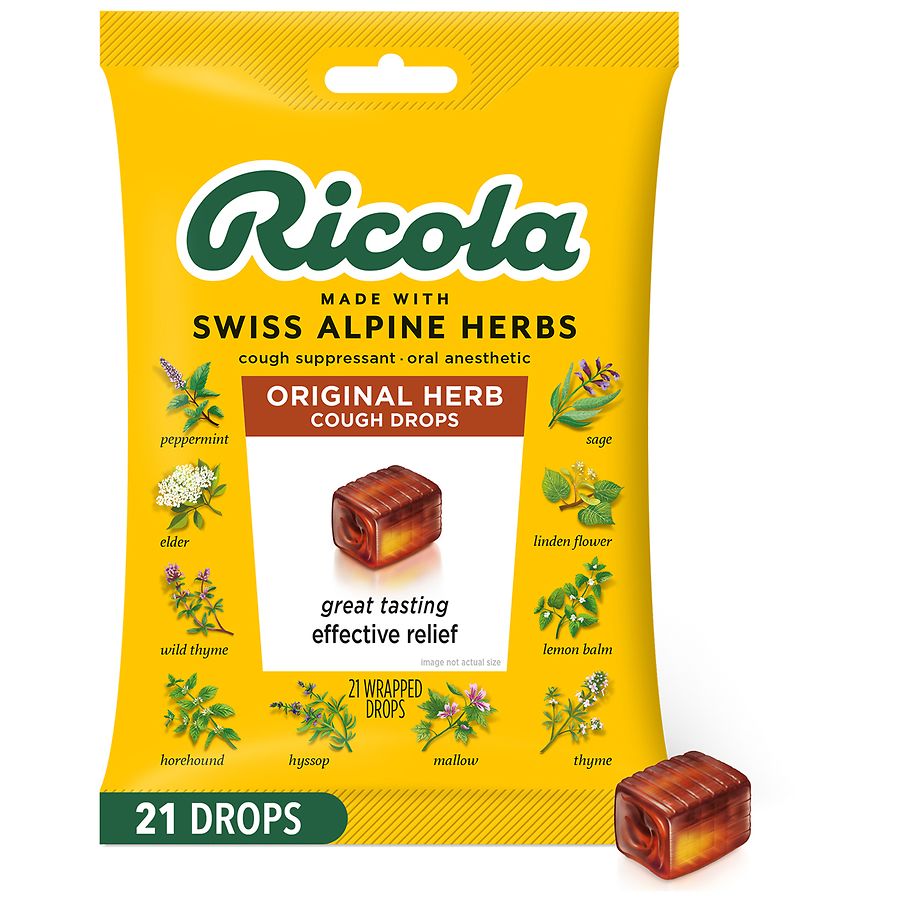 Ricola Natural Herb Cough Drops Original Walgreens