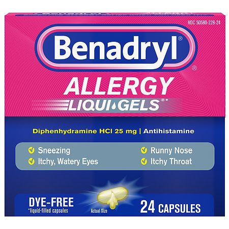 Benadryl D Dosage Chart