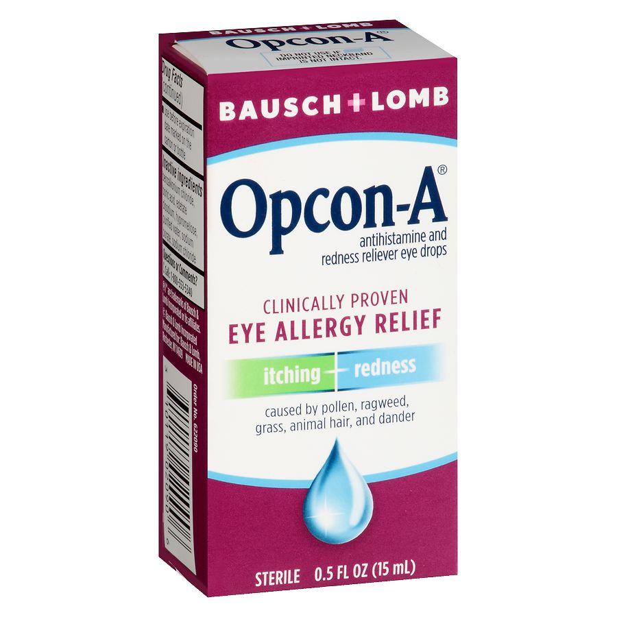 Opcon-A Itching & Redness Reliever Eye Drops | Walgreens