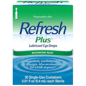 Refresh Plus Lubricant Eye Drops Single Use Containers