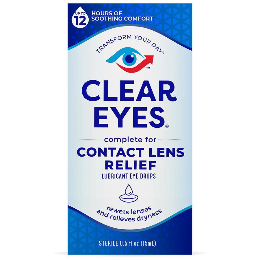 Clear eyes Contact Lens Relief Soothing Eye Drops Walgreens