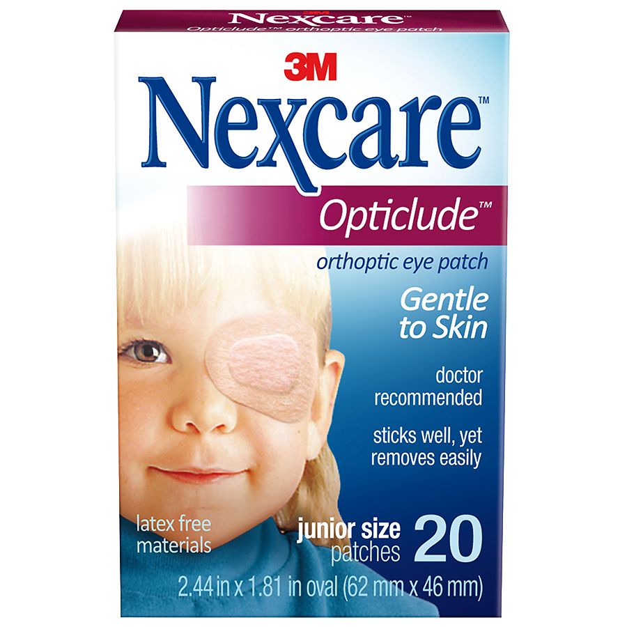  Nexcare Opticlude Orthoptic Eye Patches Junior Size 