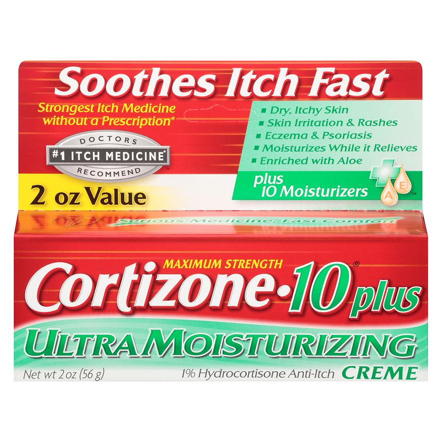 Cortizone 10 Maximum Strength Hydrocortisone Anti Itch Cream Plus 10