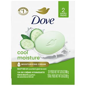 Dove go fresh Cool Moisture Beauty Bars Cucumber & Green Tea