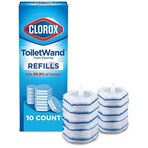 Clorox Toilet Wand Disinfecting Refills 10 Pack