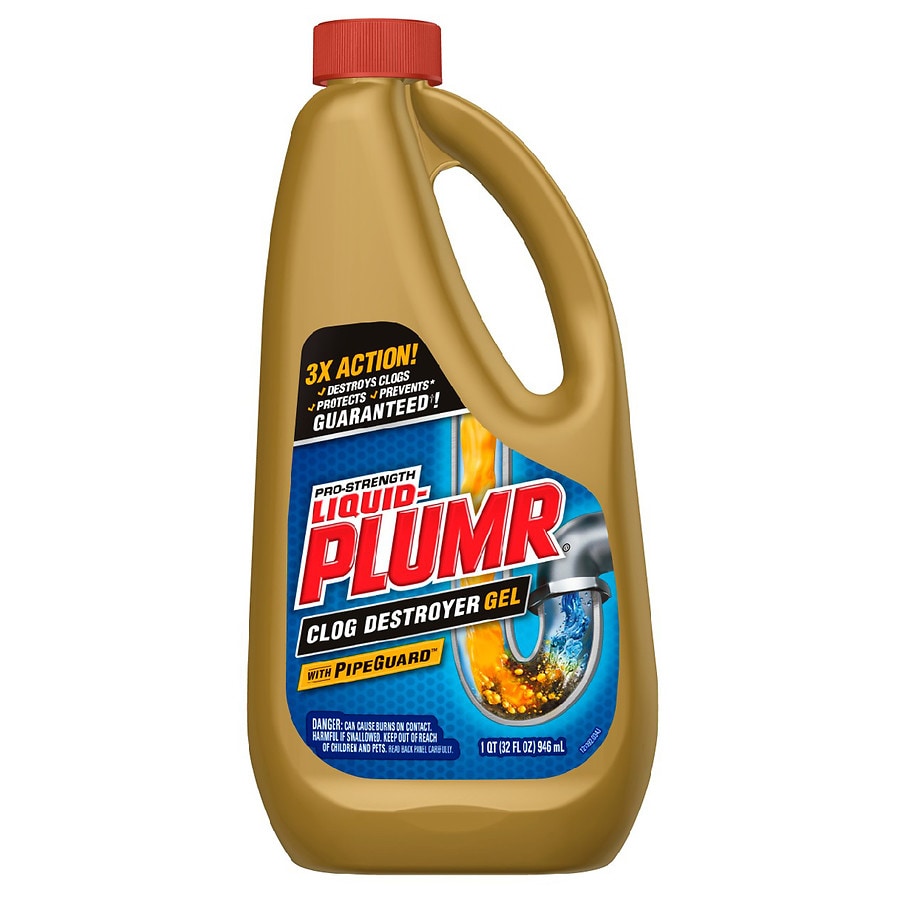 Liquid Plumr Pro Strength Clog Destroyer Gel With Pipeguard