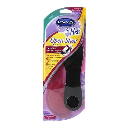 Dr. Scholl's For Her Open Shoe Insoles Women's Sizes 6-10