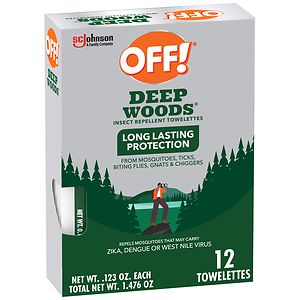 Deep Woods Off! Insect Repellent Towelettes