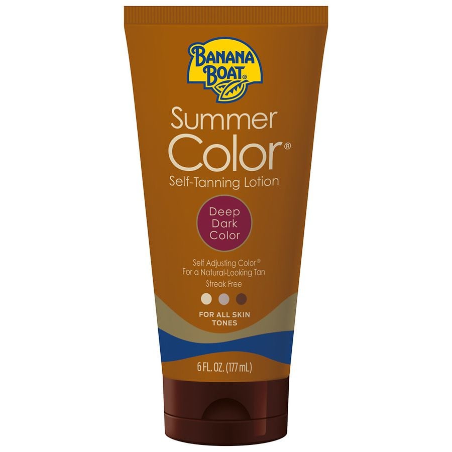 Banana Boat Summer Color Self Tanning Lotion Deep/Dark Deep Dark