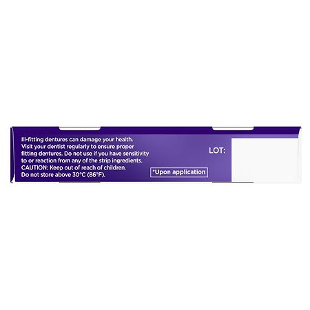 Super Poligrip Comfort Seal Denture Adhesive Strips Walgreens